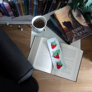 Marque-page Fraises