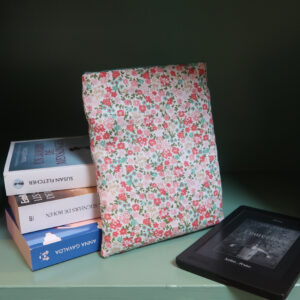 Pochette pour liseuse 6" - Fleurs roses